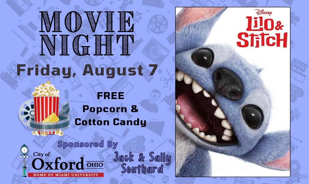 Graphic for Summer Movie Night with live action Lilo & Stitch (2025)